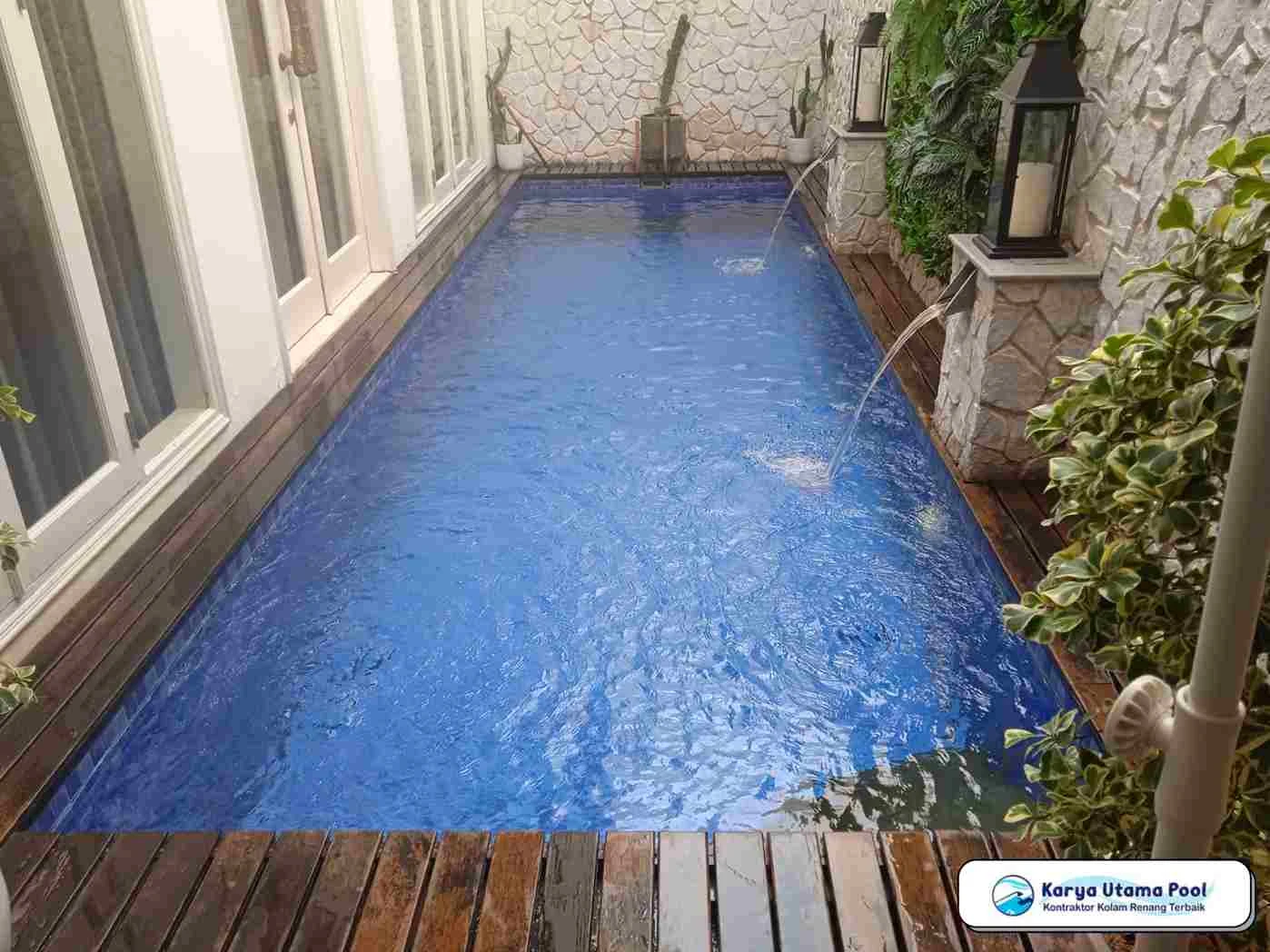 Air Mancur dan Waterfall Kolam Renang